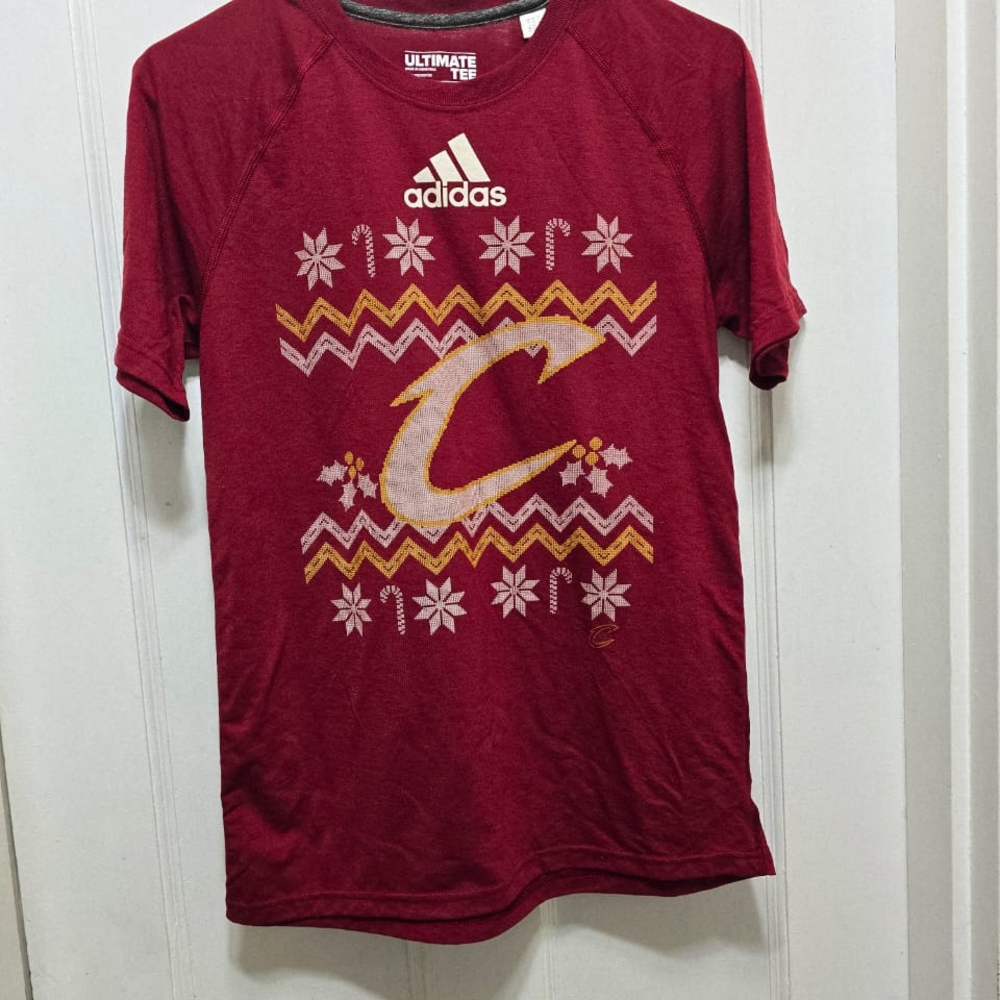 Adidas Kids Maroon Graphic Tee